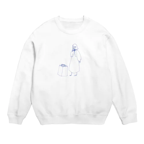 ちょっぴり背のびの女の子 Crew Neck Sweatshirt