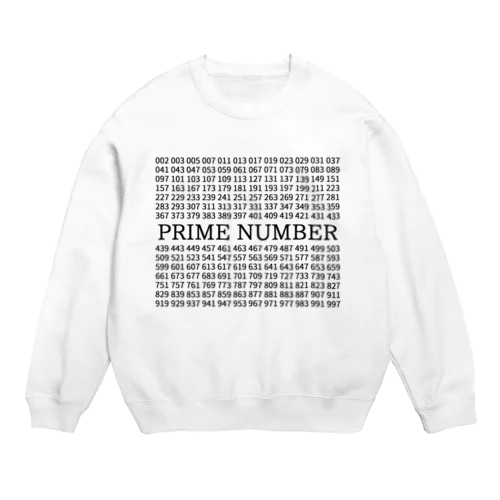 素数 (Prime number)  スウェット