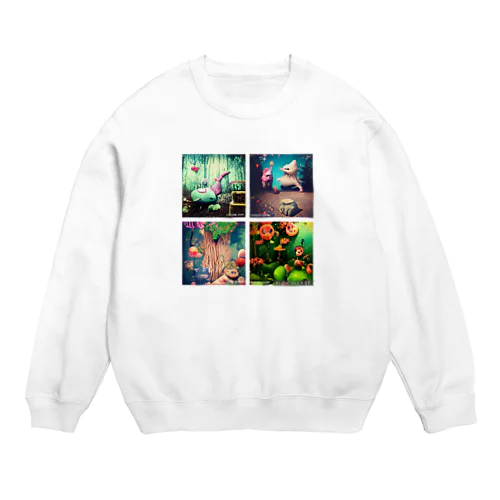 AIが描いた「AI」 Crew Neck Sweatshirt