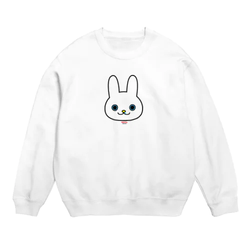 鼻たれウサギ Crew Neck Sweatshirt