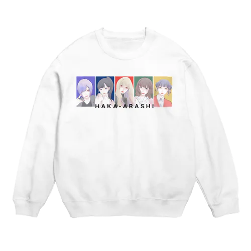 【墓嵐】つむぎさんイラストHAKA-ARASHI Crew Neck Sweatshirt