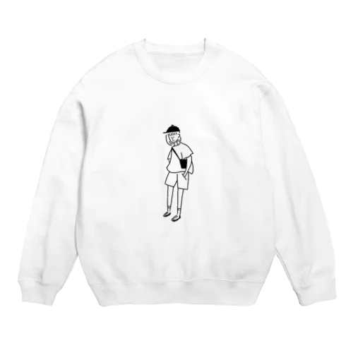 ボーイッシュガール Crew Neck Sweatshirt