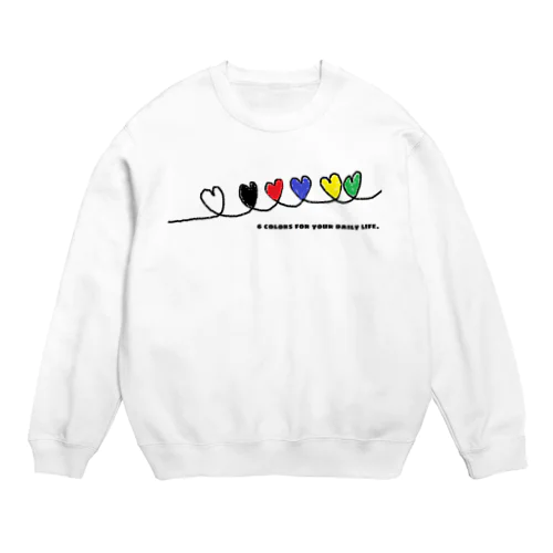 艇驚シリーズ⑦　日常に6つの色彩を。 Crew Neck Sweatshirt