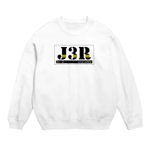 【Threefall Japan Aviation 】J3Rロゴ（TFJAバージョン:3ch手書き） Crew Neck Sweatshirt