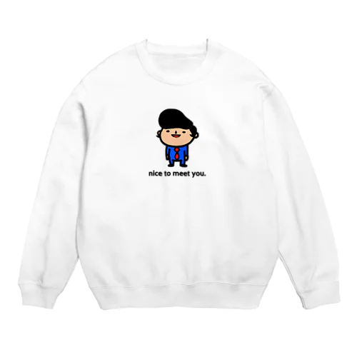 ご挨拶忘れていた。 Crew Neck Sweatshirt