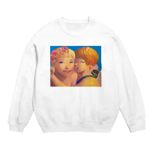 天界のselfie Crew Neck Sweatshirt