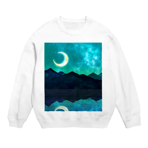 夏の夜空 Crew Neck Sweatshirt