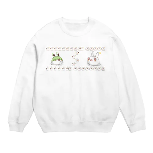 それじゃB級、死神くん。うさ魂デザイン Crew Neck Sweatshirt