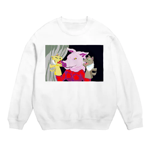 サイコパス・レッド Crew Neck Sweatshirt