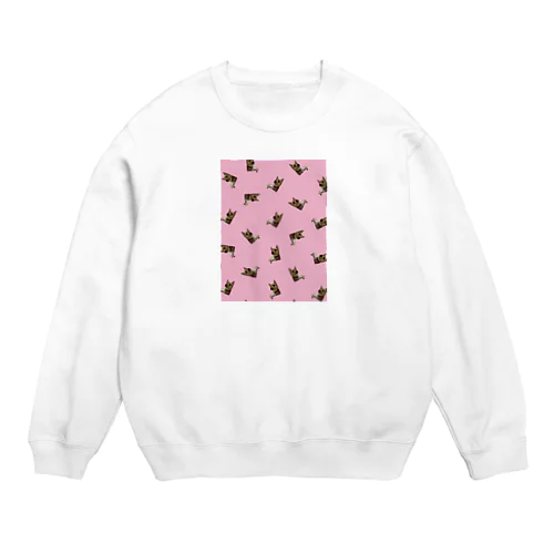 ピンクな僕 Crew Neck Sweatshirt