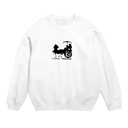 中国　高級馬車 Crew Neck Sweatshirt