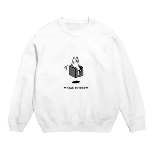 近未来に生きる Crew Neck Sweatshirt