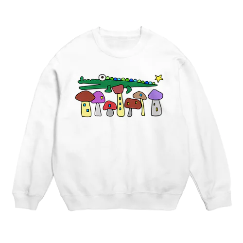 ワニワニタウン Crew Neck Sweatshirt