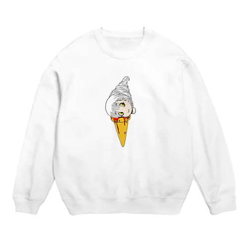 白野ミルクちゃんソフト Crew Neck Sweatshirt