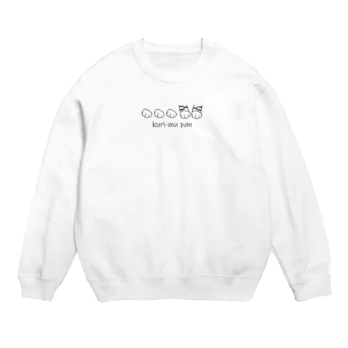 kuri-mu pan Crew Neck Sweatshirt