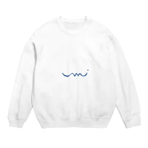 UMI青色 Crew Neck Sweatshirt