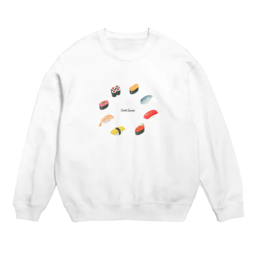 第８回お寿司サミットグッズ Crew Neck Sweatshirt