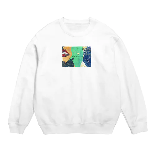 ふーん、えっちじゃん。 Crew Neck Sweatshirt