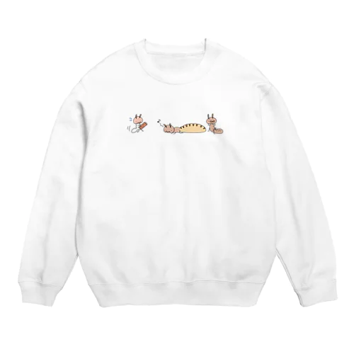 シロアリさん 01 Crew Neck Sweatshirt