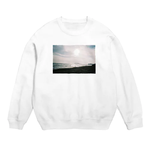 冬の七里ヶ浜 Crew Neck Sweatshirt