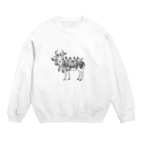 Beautifulシカさん Crew Neck Sweatshirt