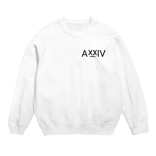 AXXIV -WH- Crew Neck Sweatshirt