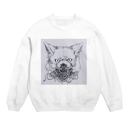 metal doggo Crew Neck Sweatshirt