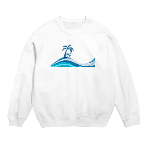 summer beach2 Crew Neck Sweatshirt