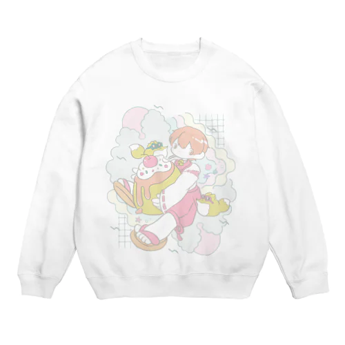 夢のようなきゅお Crew Neck Sweatshirt