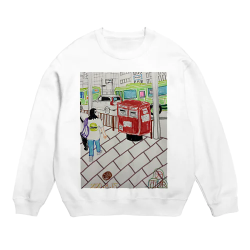 赤ポスト📮四条河原町 Crew Neck Sweatshirt