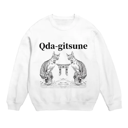 Qda-gitsune Crew Neck Sweatshirt