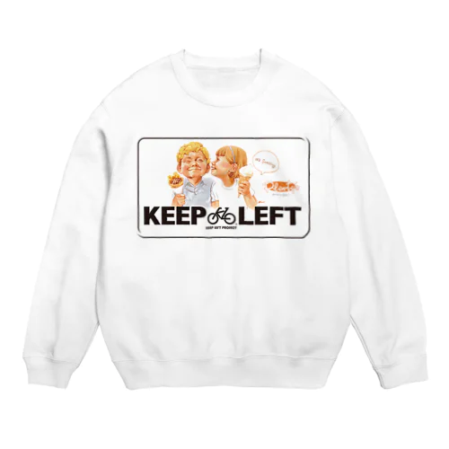 KEEP LEFT plenty's Crew Neck Sweatshirt