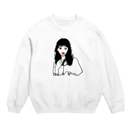 パーマノオンナノコ Crew Neck Sweatshirt