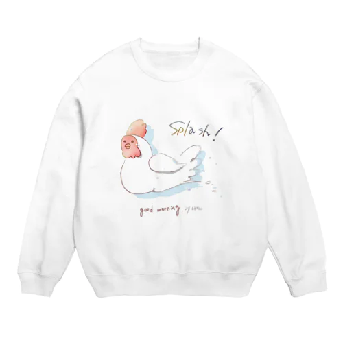 SPLASH CHICKEN  Crew Neck Sweatshirt