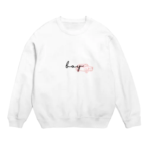 boy(車) Crew Neck Sweatshirt