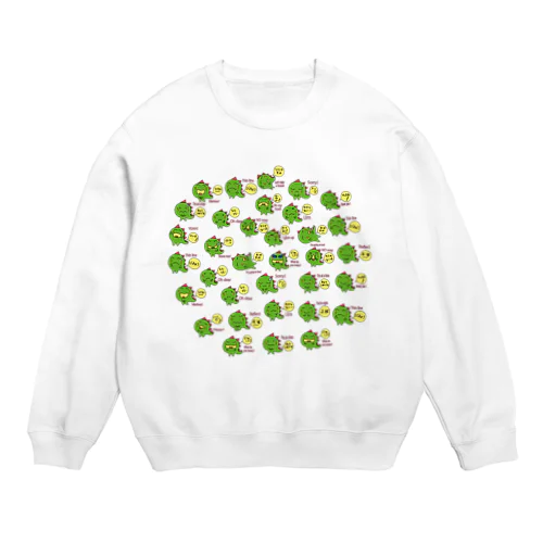 ギャのっぴーいっぱい Crew Neck Sweatshirt