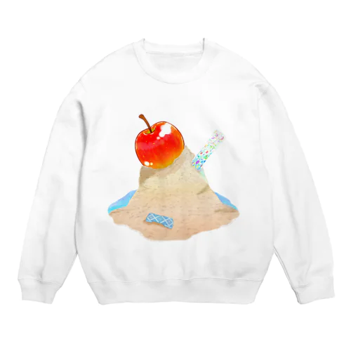 砂山のりんご Crew Neck Sweatshirt