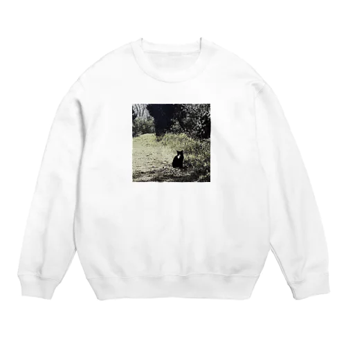 猫の小道 Crew Neck Sweatshirt