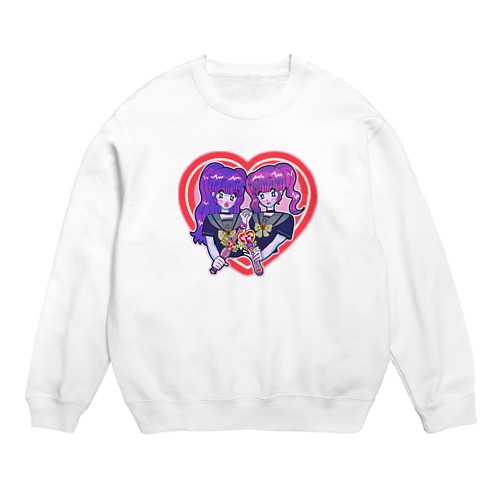 放課後魔法少女倶楽部 Crew Neck Sweatshirt