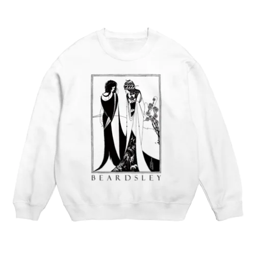 ビアズリー「ヨハネとサロメ」 Crew Neck Sweatshirt