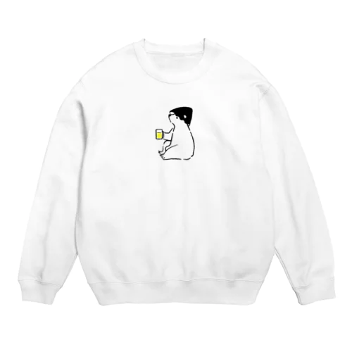 オロポるしろくまサウナー Crew Neck Sweatshirt