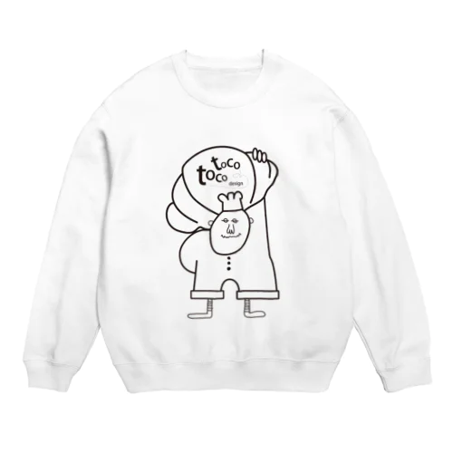 パン屋さん Crew Neck Sweatshirt