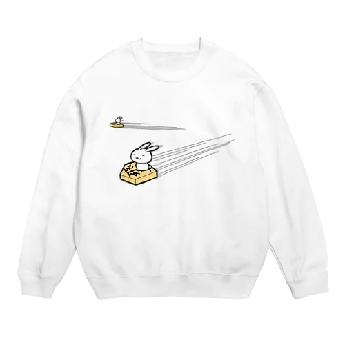 飛車がビューン Crew Neck Sweatshirt