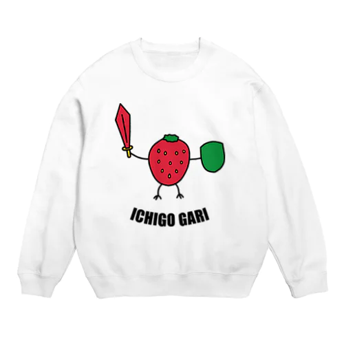 いちご狩り Crew Neck Sweatshirt