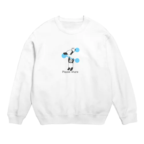 シェアお願いします Crew Neck Sweatshirt