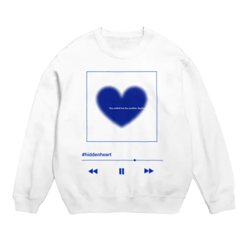 #hiddenheart music Crew Neck Sweatshirt