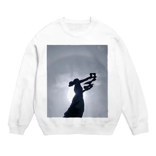 平和の女神 Crew Neck Sweatshirt