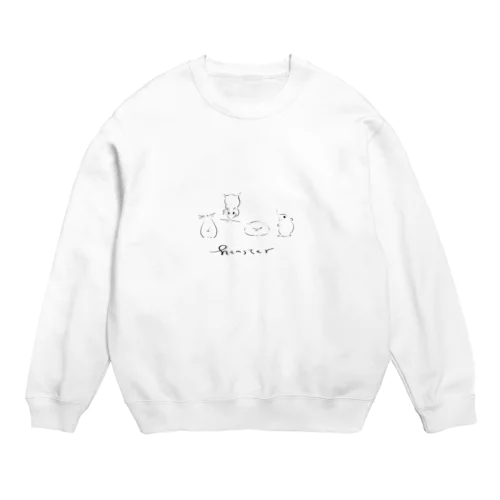 あいらぶハム Crew Neck Sweatshirt