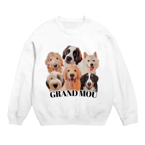 new GRAND MOU《ぐらんむー》 Crew Neck Sweatshirt