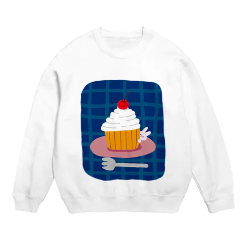 カップケーキでかくれんぼ Crew Neck Sweatshirt